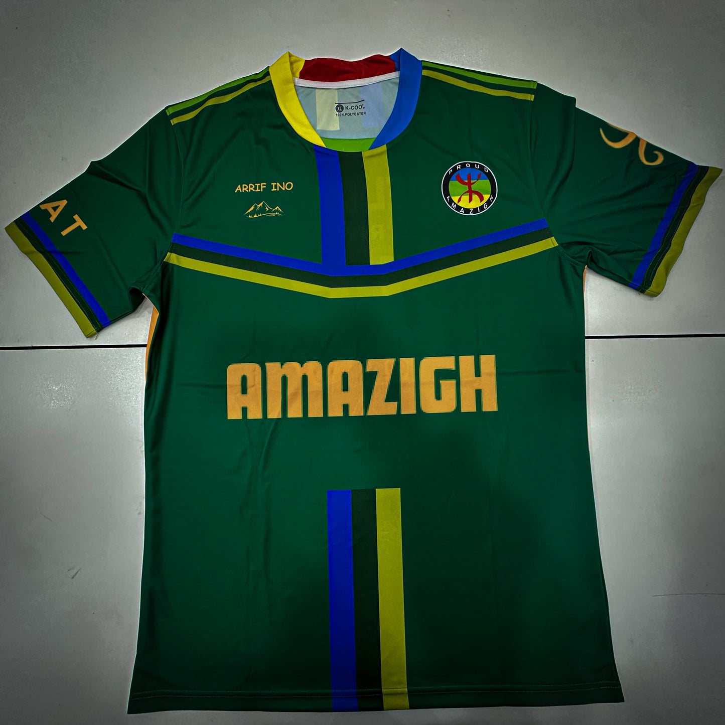 AMAZIGH Jersey Custom ( Name + Number + Color)